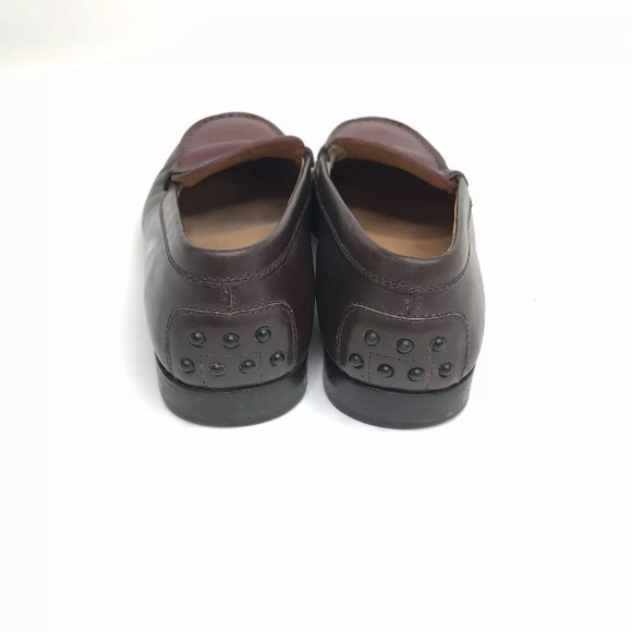 TODS Gommini Driving Loafers Brown And Red Leather - Picture 6 of 8